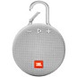 JBL Clip 3 Waterproof Portable Bluetooth Speaker White thumbnail