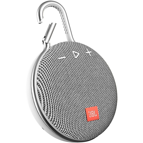 Empirisch Barmhartig regeling JBL Clip 3 Waterproof Portable Bluetooth Speaker White | Guitar Center