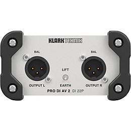 Klark Teknik DI AV 22P Stereo Passive Direct Box