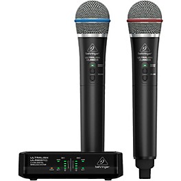 Behringer ULM302MIC High-Performance 2.4 GHz Digital Wireless System with 2 Handheld Microphones