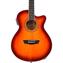 Washburn EA15 Festival Series Acoustic-Electric Guitar Iced Tea Burst