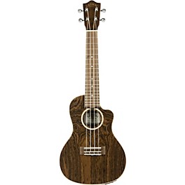 Lanikai FBCET-C Figured Bocote Thin Body Concert Acoustic-Electric Ukulele Matte