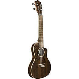 Lanikai FBCET-C Figured Bocote Thin Body Concert Acoustic-Electric Ukulele Matte