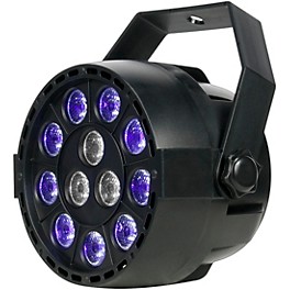 Eliminator Lighting Mini Par UVW LED Black Light with Strobe Black