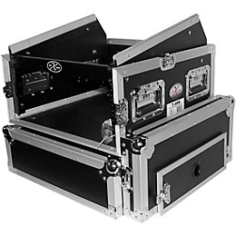 ProX T-4MRSS 4U Rack x 10U Top Mixer DJ Combo Flight Road Case