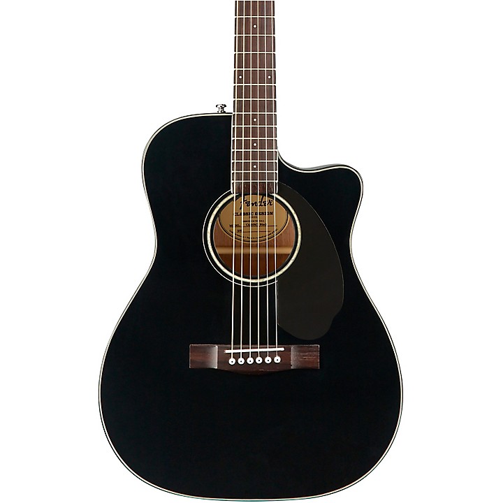 Fender CC-60SCE Concert Acoustic-Electric Guitar Black | Guitar Center