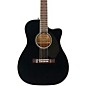 Fender CC-60SCE Concert Acoustic-Electric Guitar Black thumbnail