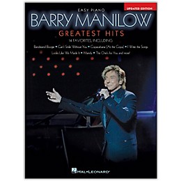 Hal Leonard Barry Manilow - Greatest Hits, 2nd Edition Easy Piano Personality Series Softcover by Barry Manilow