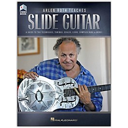 Hal Leonard Arlen Roth Teaches Slide Guitar - A Guide to the Techniques, Tunings, Scales, & More!  Book/Video Online