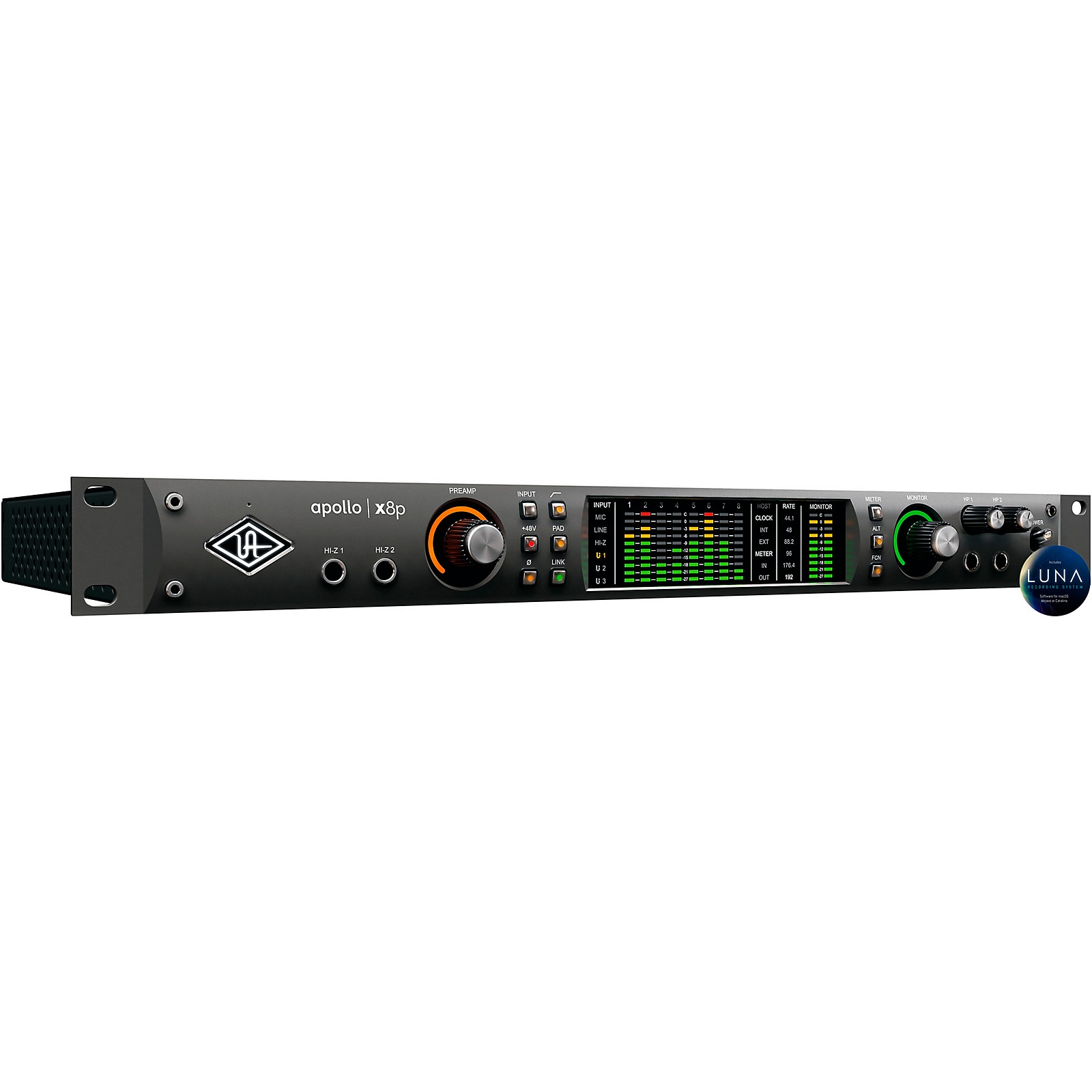 Universal Audio Apollo x8p Thunderbolt 3 Audio Interface | Guitar Center