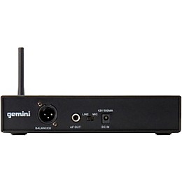 Gemini UHF-6100M Single Handheld Wireless System, 512 -537.5mHz