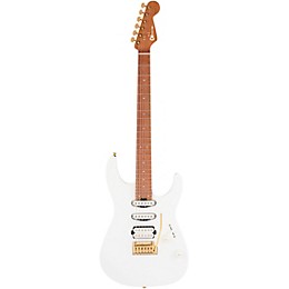 Open Box Charvel Pro-Mod DK24 HSS 2PT CM Electric Guitar Level 2 Snow White 197881085049