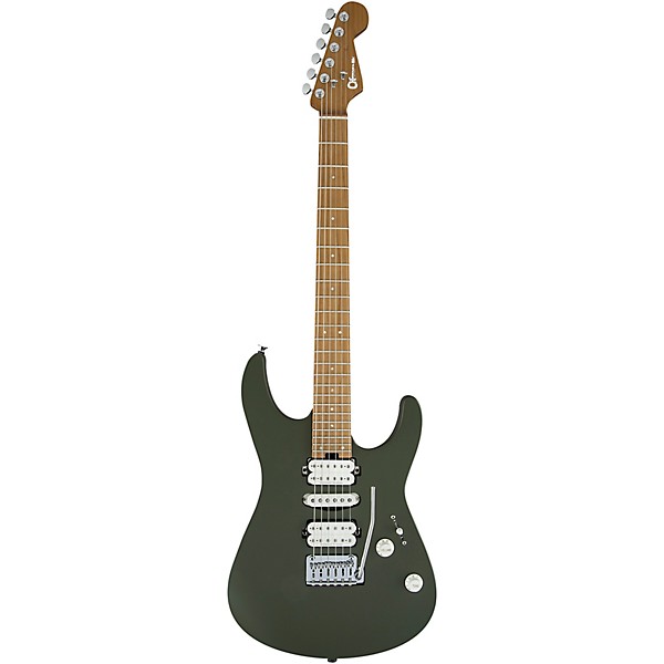 Charvel Pro-Mod DK24 HSH 2PT CM Electric Guitar Matte Army Drab