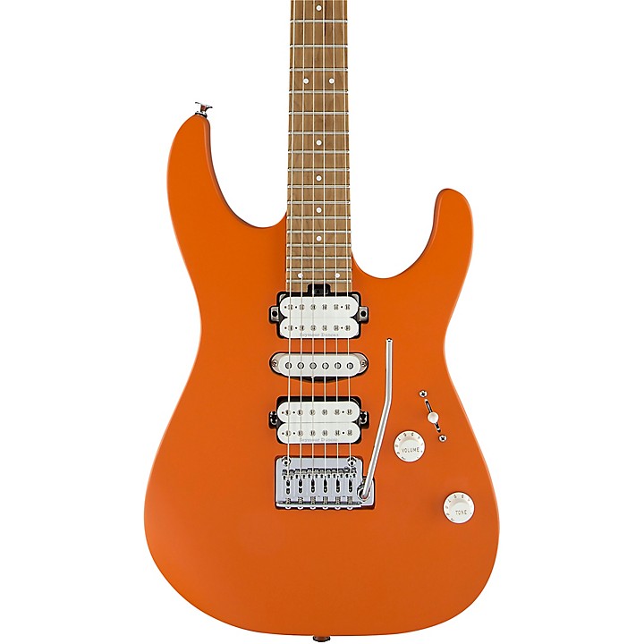 Charvel Pro-Mod DK24 HSH 2PT CM Electric Guitar Satin Orange