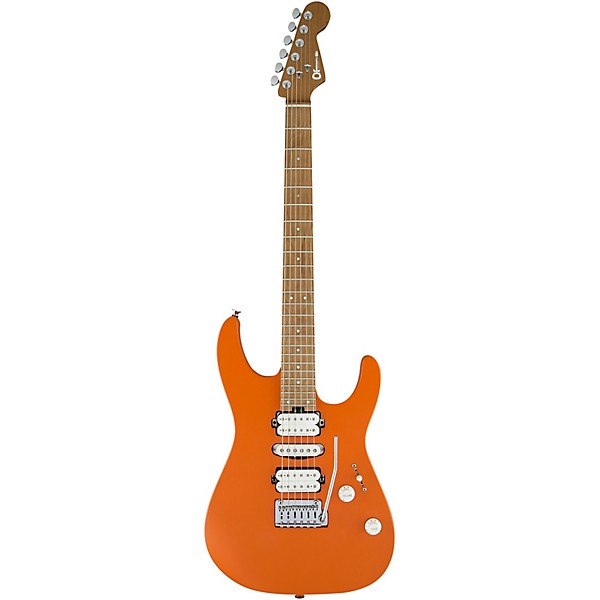 Charvel Pro-Mod DK24 HSH 2PT CM Electric Guitar Satin Orange Crush