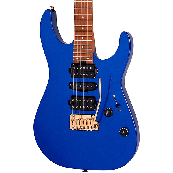 Open Box Charvel Pro-Mod DK24 HSH 2PT CM Electric Guitar Level 2 Mystic Blue 194744816031