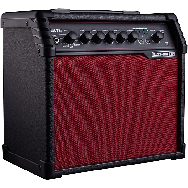 Line 6 Spider V 20 Red Edition 20W 1x8 Guitar Combo Amp