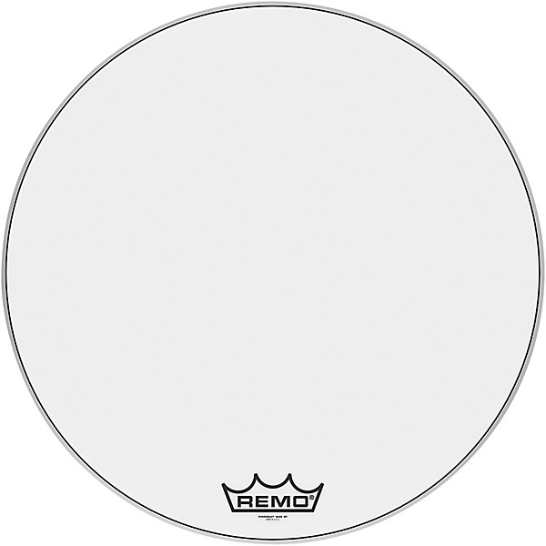 Remo Powermax Ultra White Crimplock Bass Drum Head 30 in.