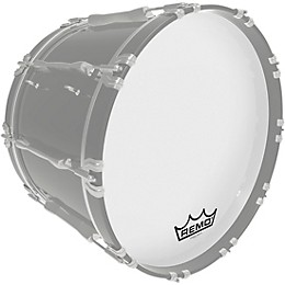 Remo Powermax Ultra White Crimplock Bass Drum Head 14 in.