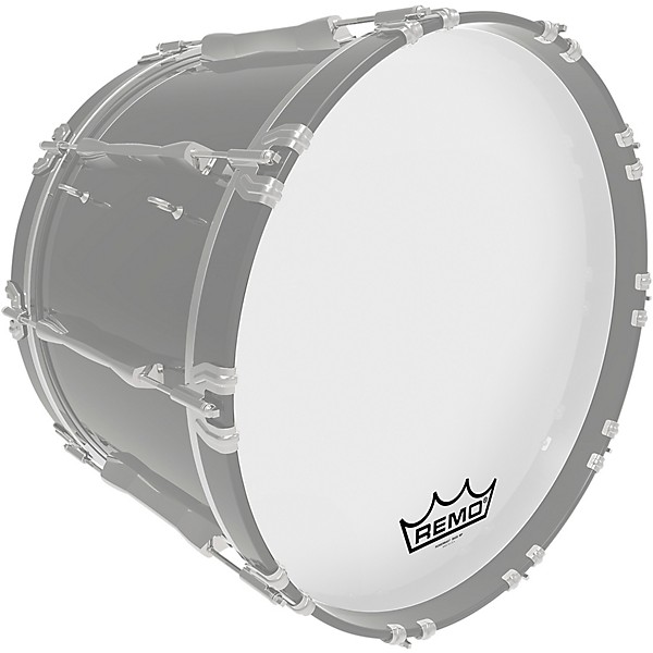 Remo Powermax Ultra White Crimplock Bass Drum Head 14 in.