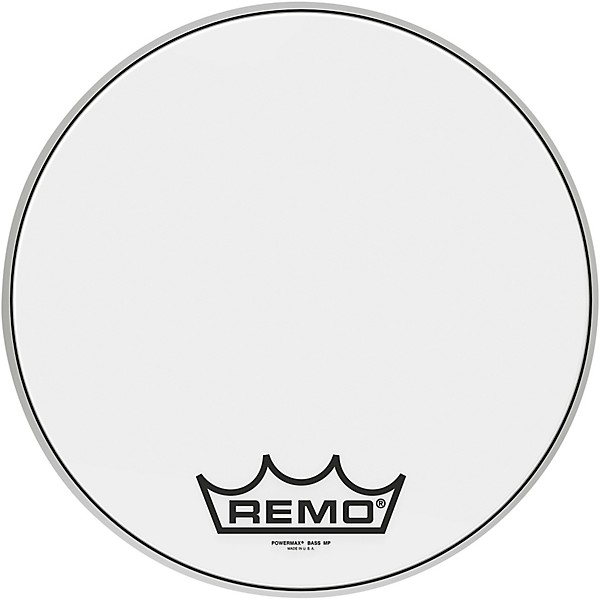 Remo Powermax Ultra White Crimplock Bass Drum Head 16 in.