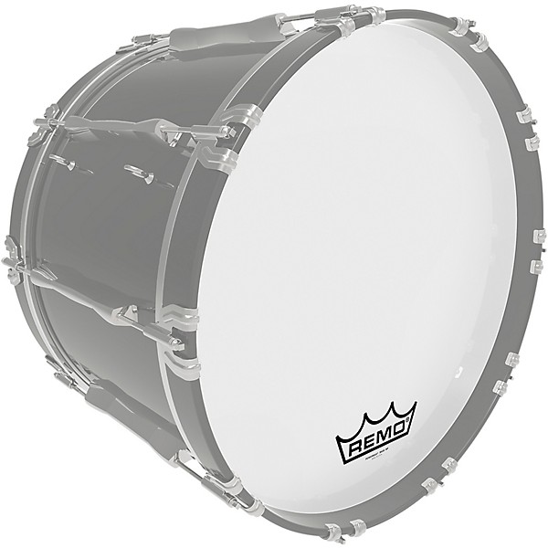 Remo Powermax Ultra White Crimplock Bass Drum Head 16 in.