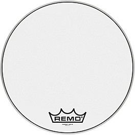 Remo Powermax Ultra White Crimplock Bass Drum Head 14 in. Remo Powermax Ultra White Crimplock Bass Drum Head 20 in.