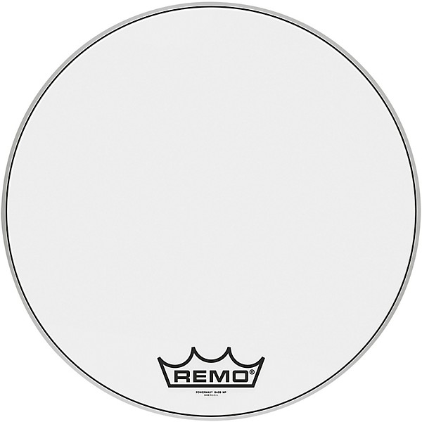 Remo Powermax Ultra White Crimplock Bass Drum Head 22 in.