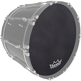 Remo Powermax Black Suede Crimplock Bass Drum Head 30 in.