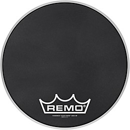 Remo Powermax Black Suede Crimplock Bass Drum Head 14 in.