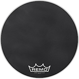 Remo Powermax Black Suede Crimplock Bass Drum Head 14 in. Remo Powermax Black Suede Crimplock Bass Drum Head 20 in.