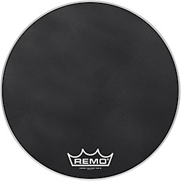 Remo Powermax Black Suede Crimplock Bass Drum Head 14 in. Remo Powermax Black Suede Crimplock Bass Drum Head 22 in.