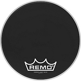 Remo Powermax 2 Ebony Crimplock Bass Drum Head 22 in. Remo Powermax 2 Ebony Crimplock Bass Drum Head 14 in.