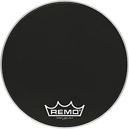 Remo Powermax 2 Ebony Crimplock Bass Drum Head 18 in.