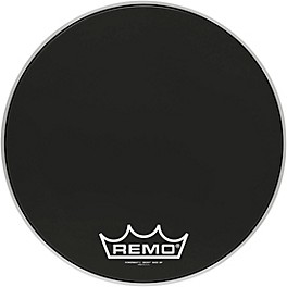 Remo Powermax 2 Ebony Crimplock Bass Drum Head 24 in. Remo Powermax 2 Ebony Crimplock Bass Drum Head 18 in.