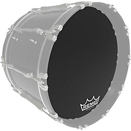 Remo Powermax 2 Ebony Crimplock Bass Drum Head 18 in.