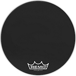 Remo Powermax 2 Ebony Crimplock Bass Drum Head 20 in.