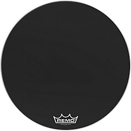 Remo Powermax 2 Ebony Crimplock Bass Drum Head 24 in. Remo Powermax 2 Ebony Crimplock Bass Drum Head 30 in.