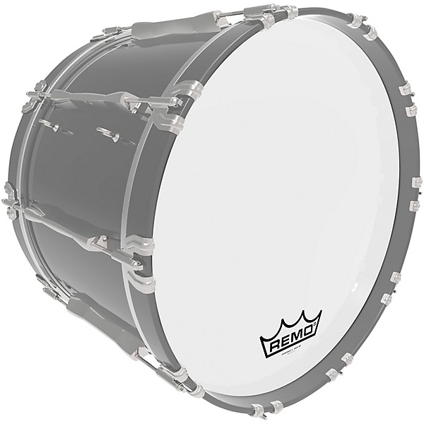 Remo Powermax 2 Ultra White Crimplock Bass Drum Head 28 in.