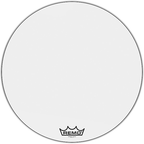 Remo Powermax 2 Ultra White Crimplock Bass Drum Head 32 in.