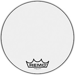 Remo Powermax 2 Ultra White Crimplock Bass Drum Head 14 in. Remo Powermax 2 Ultra White Crimplock Bass Drum Head 18 in.