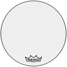 Remo Powermax 2 Ultra White Crimplock Bass Drum Head 22 in.