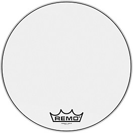 Remo Powermax 2 Ultra White Crimplock Bass Drum Head 24 in. Remo Powermax 2 Ultra White Crimplock Bass Drum Head 22 in.