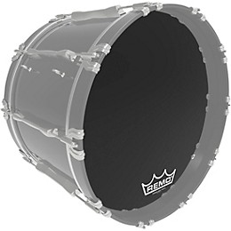 Remo Powermax Ebony Crimplock Bass Drum Head 14 in.