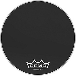 Remo Powermax Ebony Crimplock Bass Drum Head 26 in. Remo Powermax Ebony Crimplock Bass Drum Head 18 in.