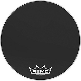 Remo Powermax Ebony Crimplock Bass Drum Head 20 in.