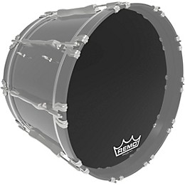 Remo Powermax Ebony Crimplock Bass Drum Head 20 in.