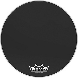 Remo Powermax Ebony Crimplock Bass Drum Head 24 in. Remo Powermax Ebony Crimplock Bass Drum Head 22 in.