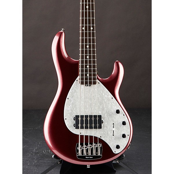 Ernie Ball Music Man StingRay5 Special H Rosewood Fingerboard Electric Bass Maroon Mist