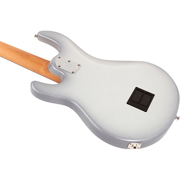 Open Box Ernie Ball Music Man StingRay5 Special HH Maple Fingerboard Electric Bass Level 2 Snowy Night 194744927492